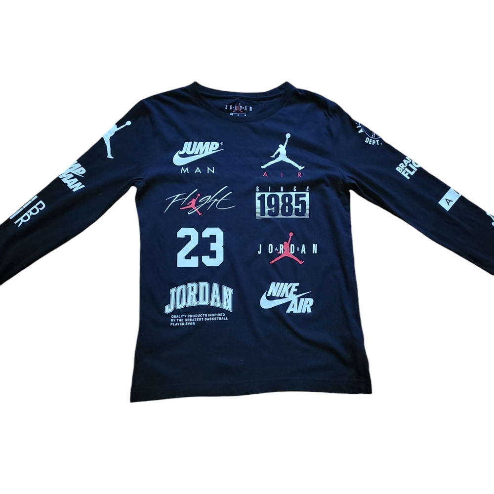 Jordan brand long sleeve shirt size 10-12 medium good condition